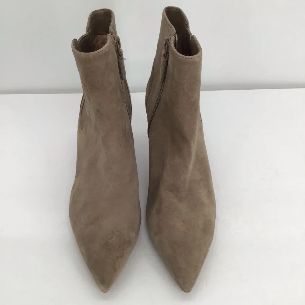 Cole Haan NWOT Go-To Park Suede Leather Boot In Irish Coffee Taupe Size 6.5 - Picture 4 of 10